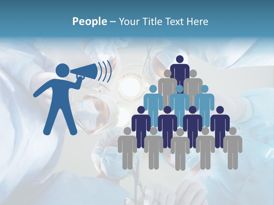 Group Instrument Man PowerPoint Template