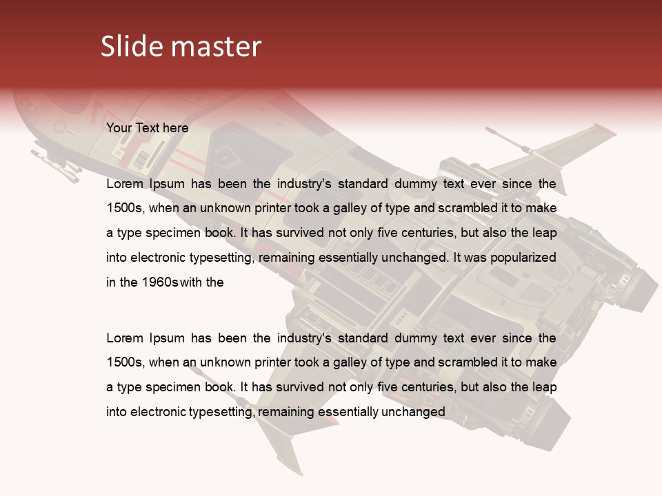 Digital Light Galaxy PowerPoint Template