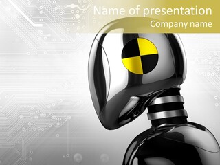 Chrome Metal Safety PowerPoint Template