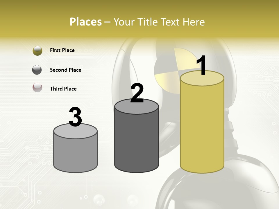 Chrome Metal Safety PowerPoint Template