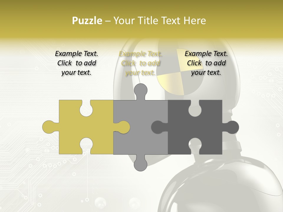 Chrome Metal Safety PowerPoint Template