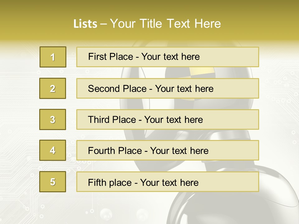 Chrome Metal Safety PowerPoint Template