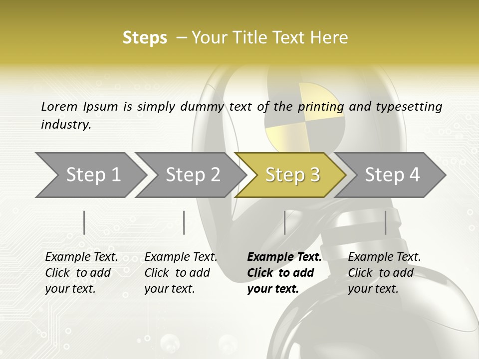 Chrome Metal Safety PowerPoint Template