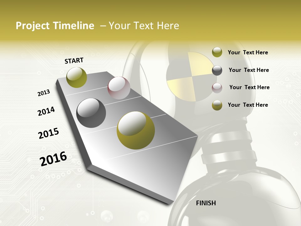 Chrome Metal Safety PowerPoint Template