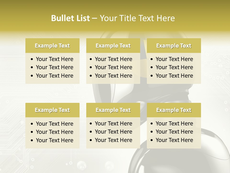 Chrome Metal Safety PowerPoint Template