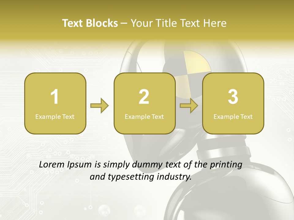 Chrome Metal Safety PowerPoint Template