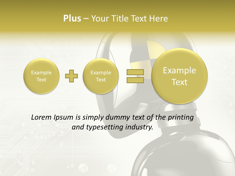 Chrome Metal Safety PowerPoint Template