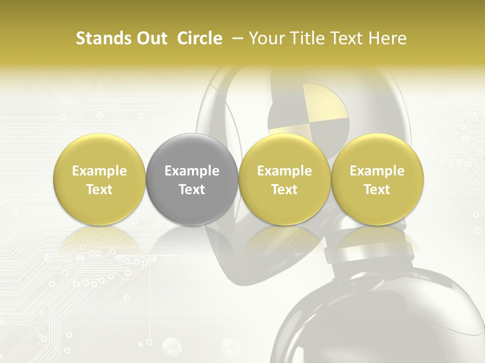 Chrome Metal Safety PowerPoint Template