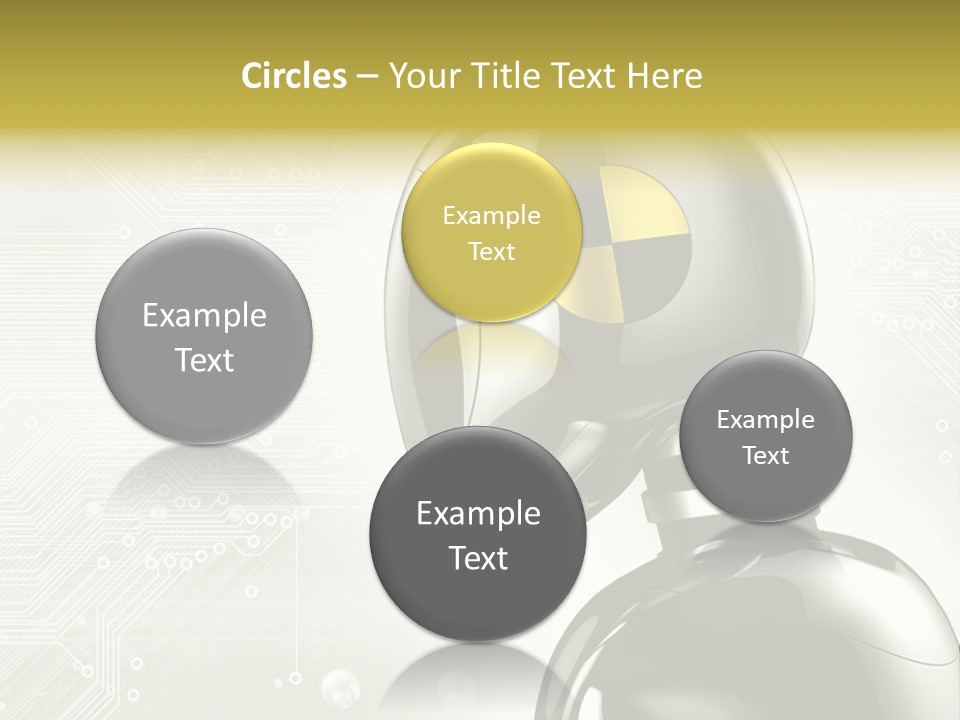 Chrome Metal Safety PowerPoint Template