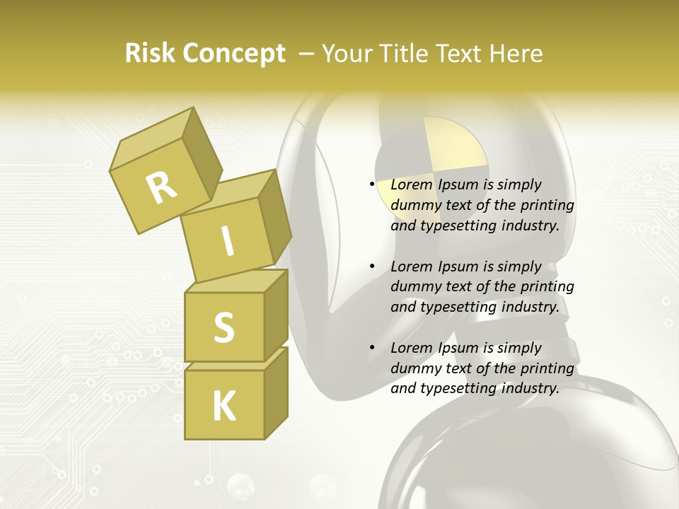 Chrome Metal Safety PowerPoint Template