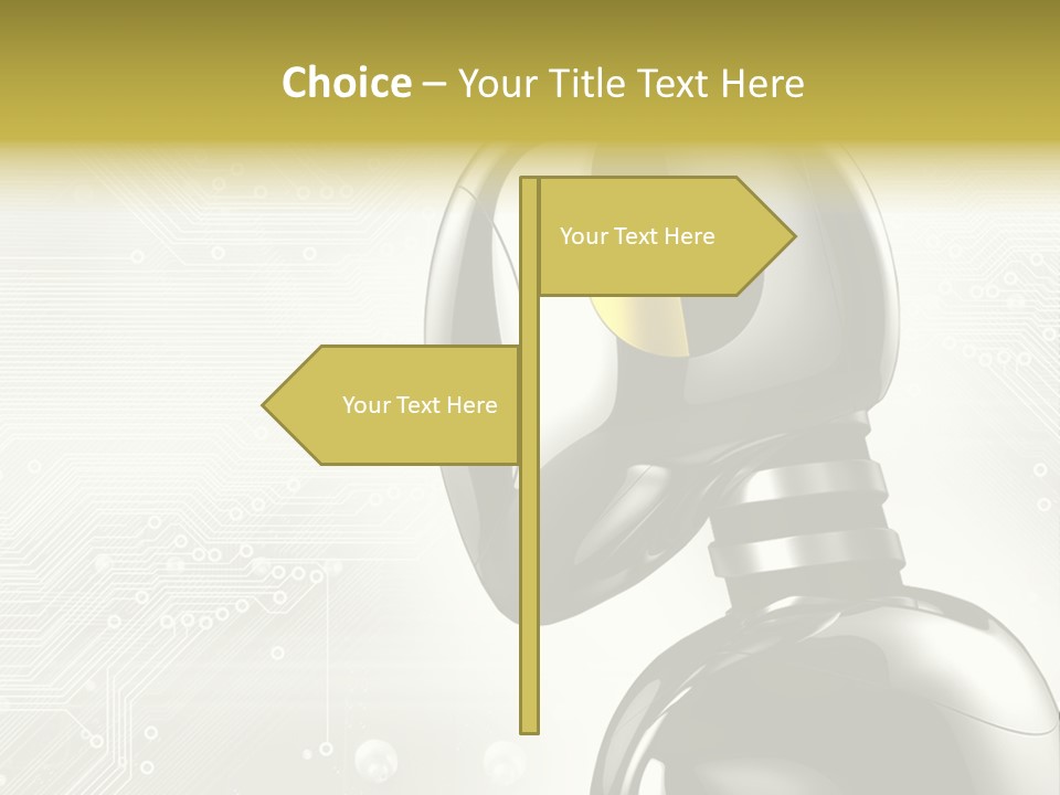 Chrome Metal Safety PowerPoint Template