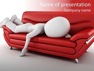 Sitting Human Design PowerPoint Template