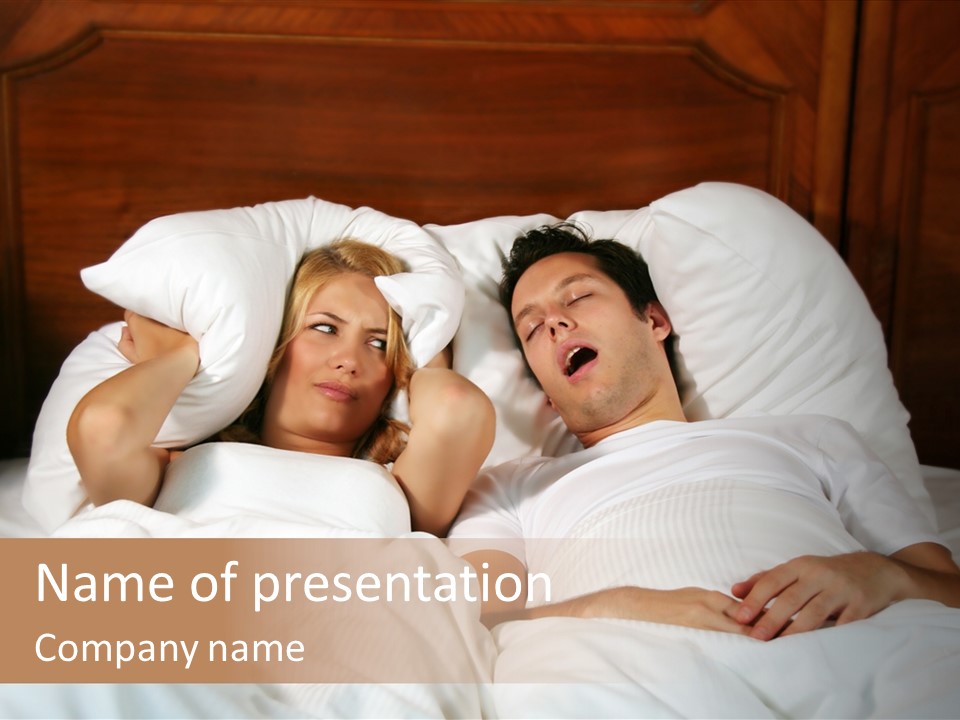 Muffle Frustration Marriage PowerPoint Template