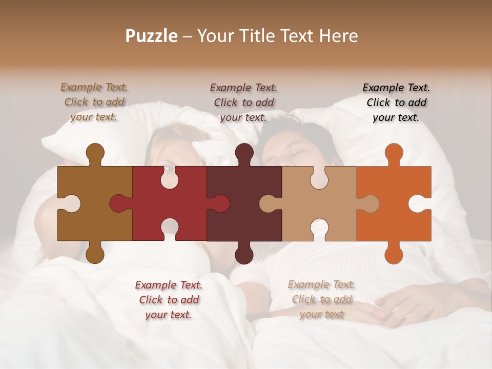 Muffle Frustration Marriage PowerPoint Template