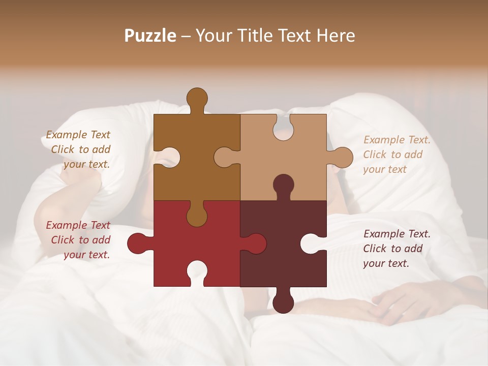 Muffle Frustration Marriage PowerPoint Template