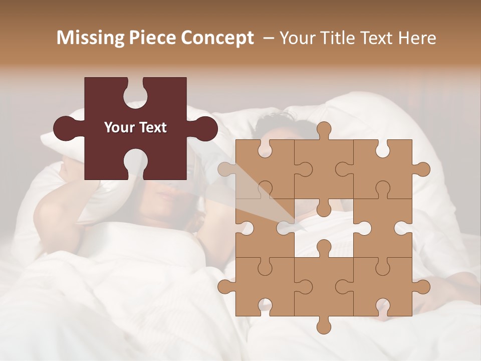 Muffle Frustration Marriage PowerPoint Template