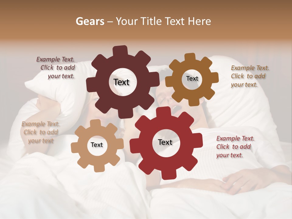 Muffle Frustration Marriage PowerPoint Template