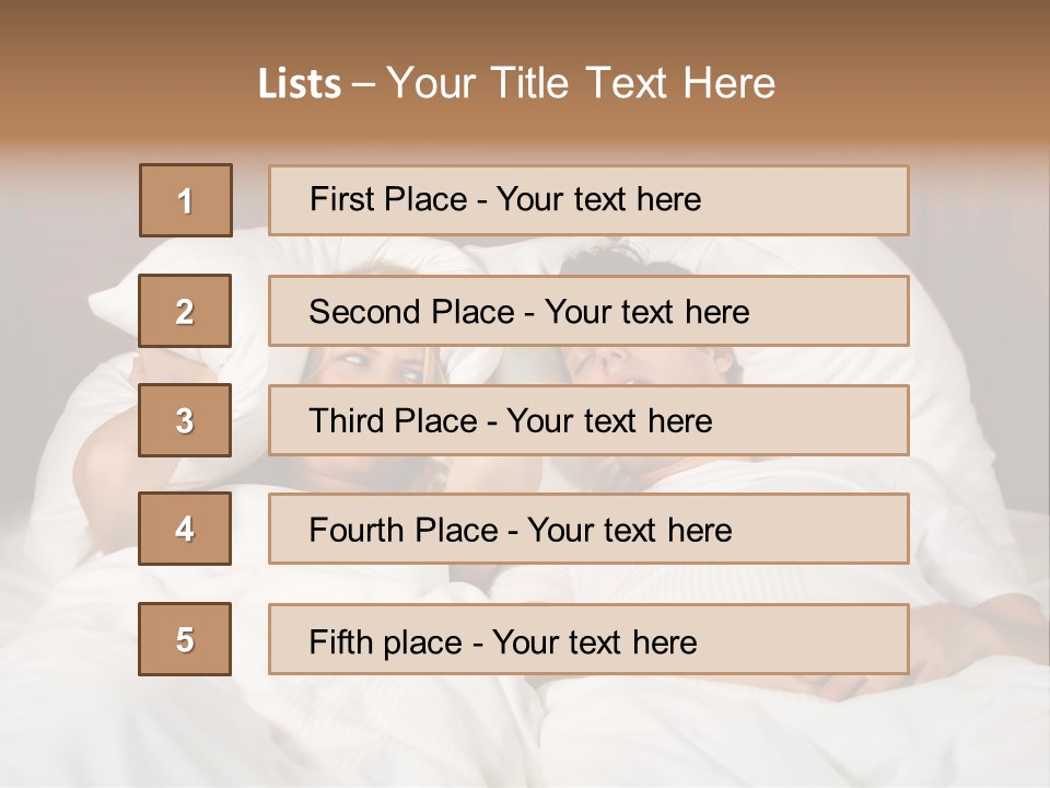 Muffle Frustration Marriage PowerPoint Template