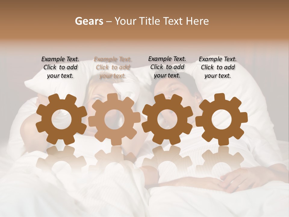 Muffle Frustration Marriage PowerPoint Template