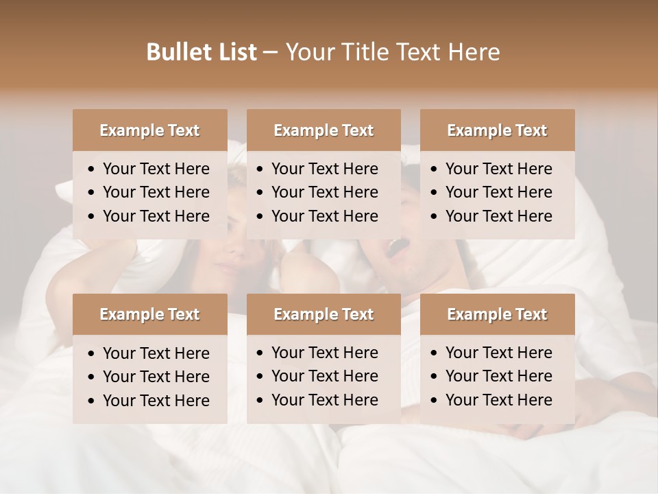 Muffle Frustration Marriage PowerPoint Template