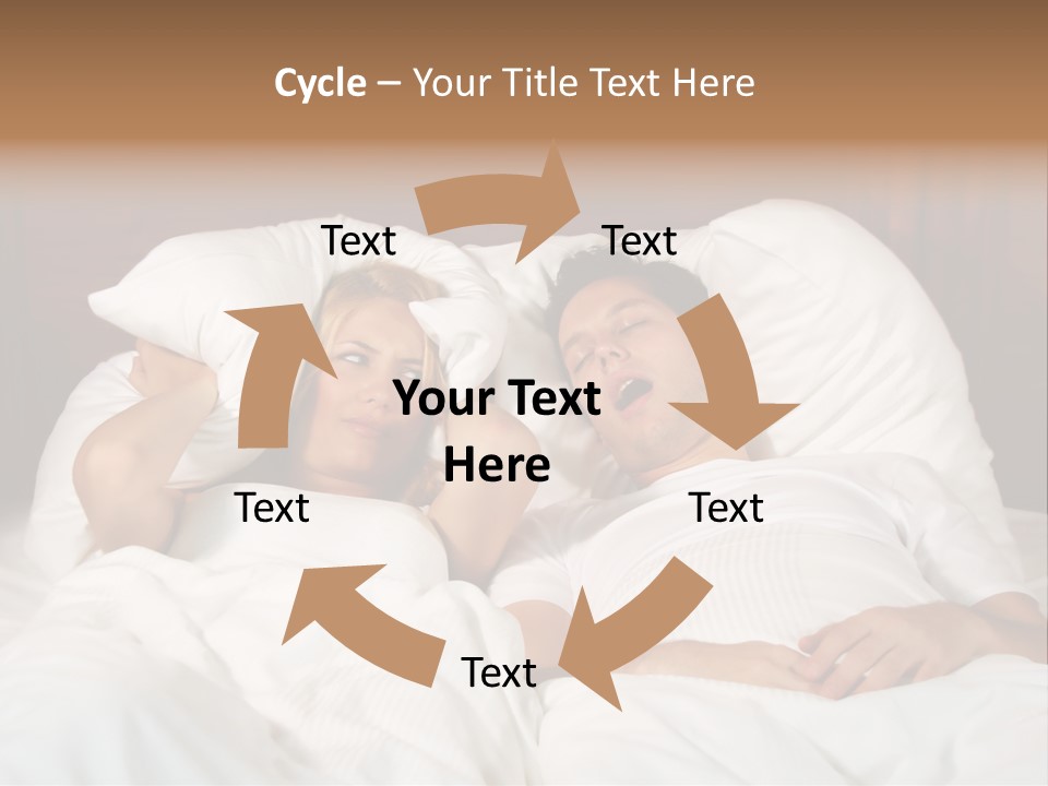 Muffle Frustration Marriage PowerPoint Template