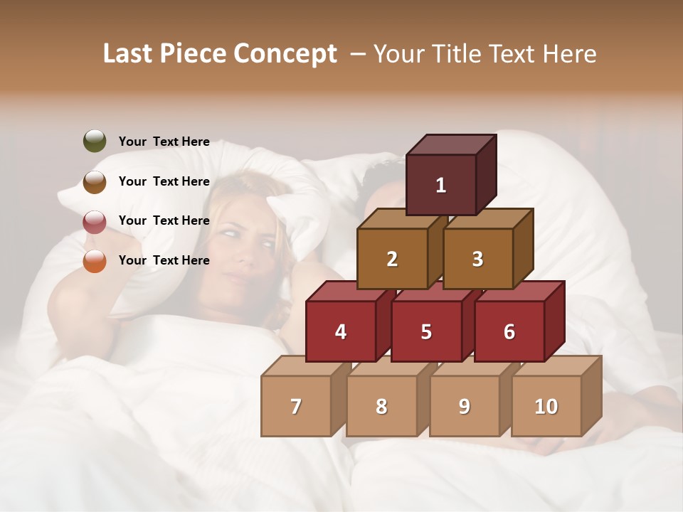 Muffle Frustration Marriage PowerPoint Template