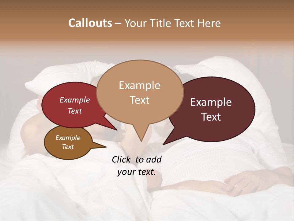 Muffle Frustration Marriage PowerPoint Template