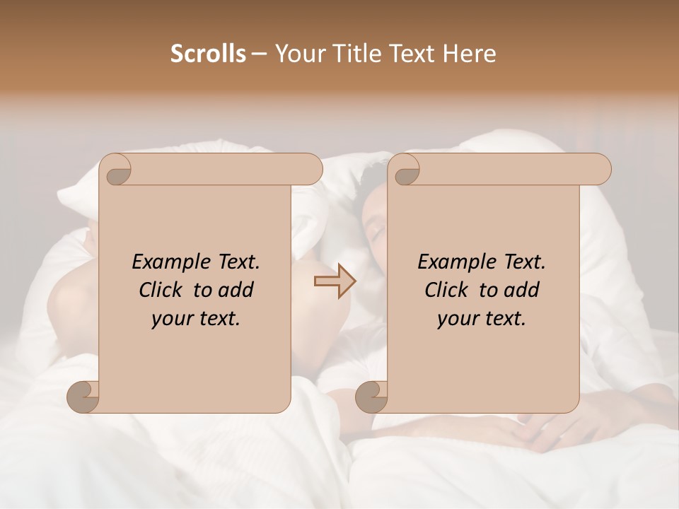 Muffle Frustration Marriage PowerPoint Template