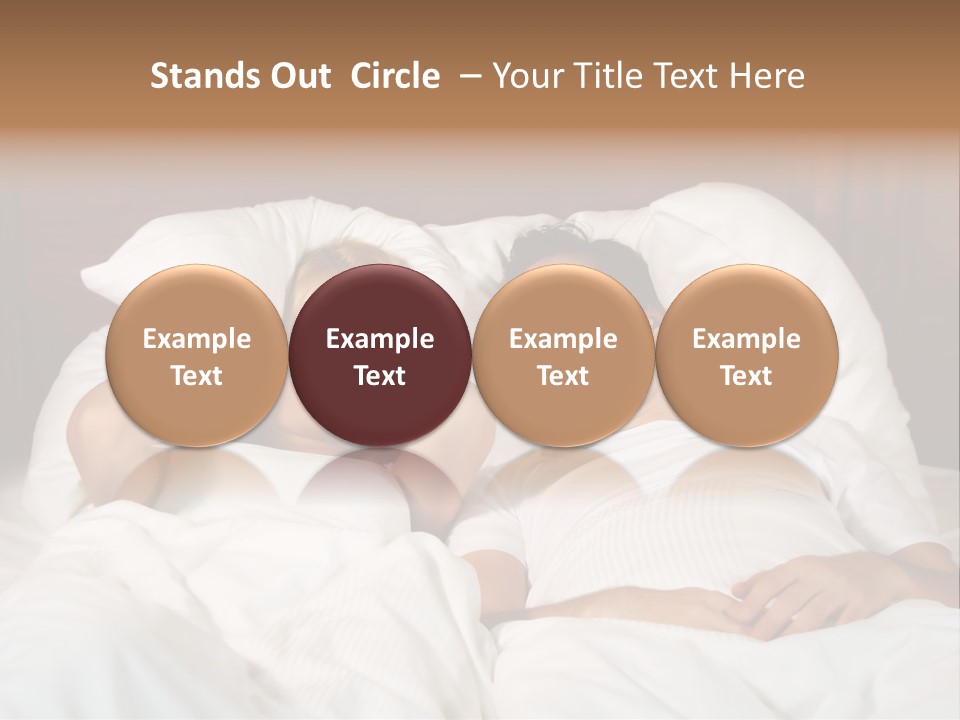 Muffle Frustration Marriage PowerPoint Template