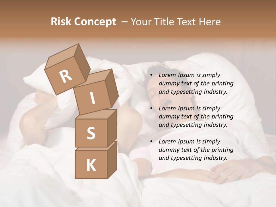 Muffle Frustration Marriage PowerPoint Template