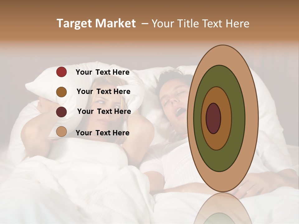 Muffle Frustration Marriage PowerPoint Template