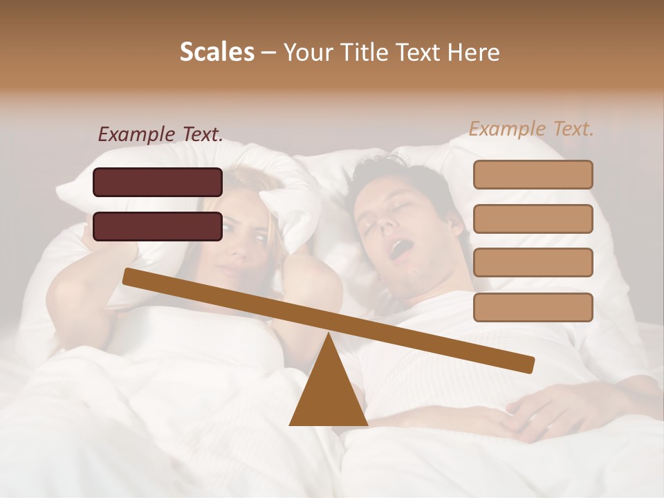 Muffle Frustration Marriage PowerPoint Template
