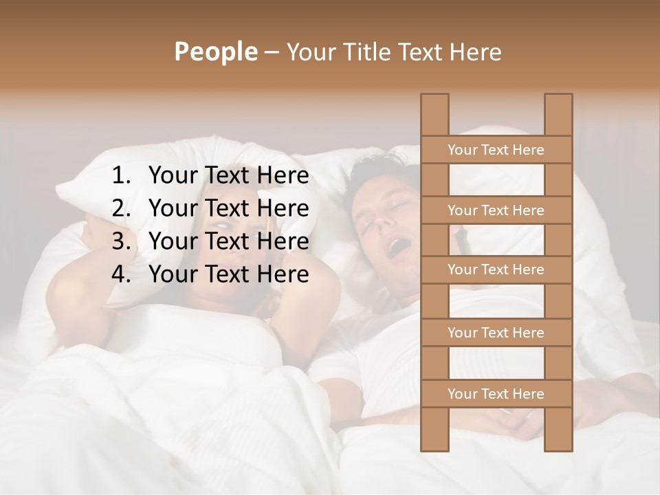 Muffle Frustration Marriage PowerPoint Template