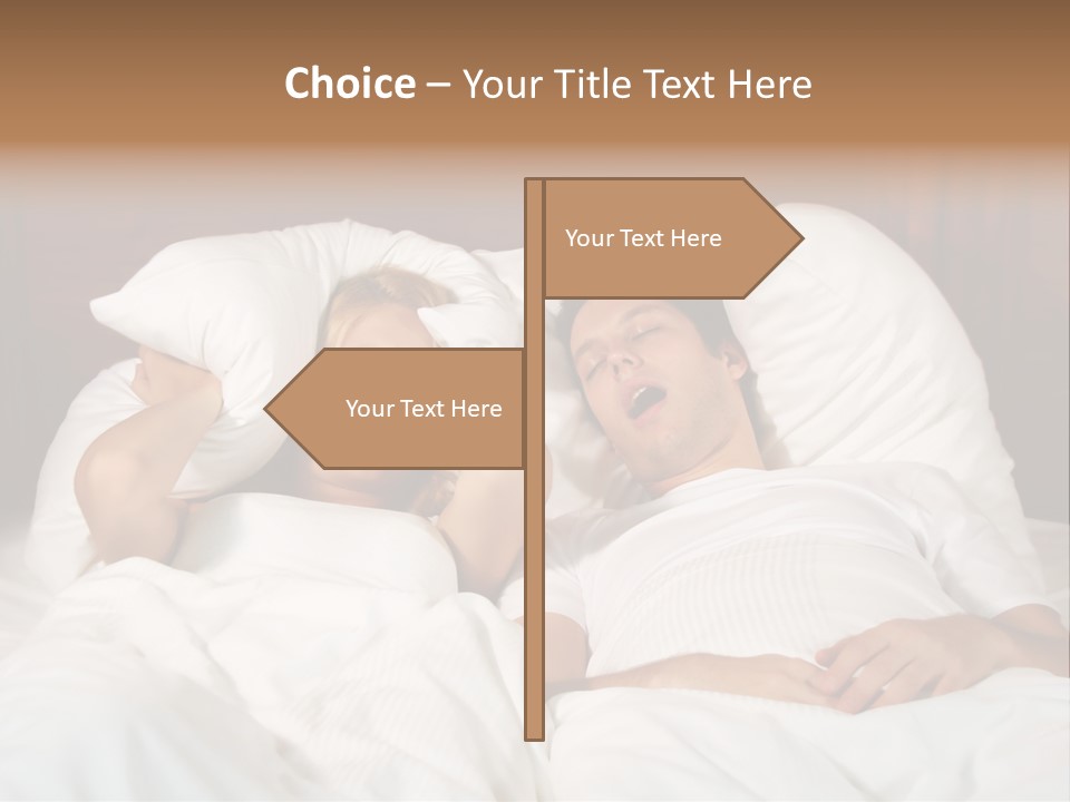 Muffle Frustration Marriage PowerPoint Template