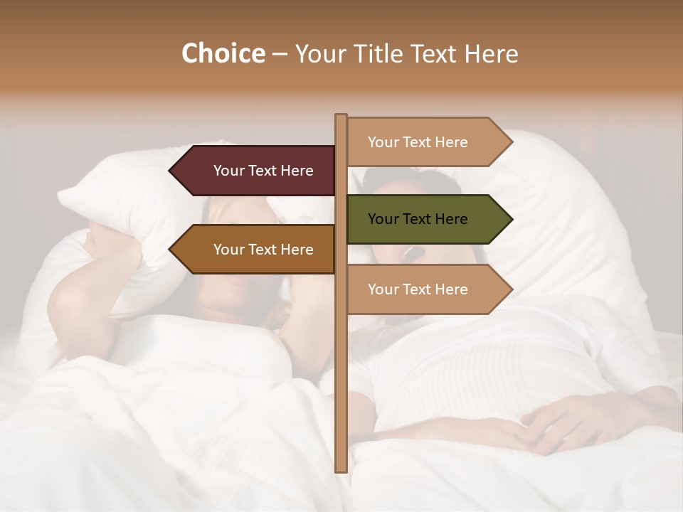 Muffle Frustration Marriage PowerPoint Template