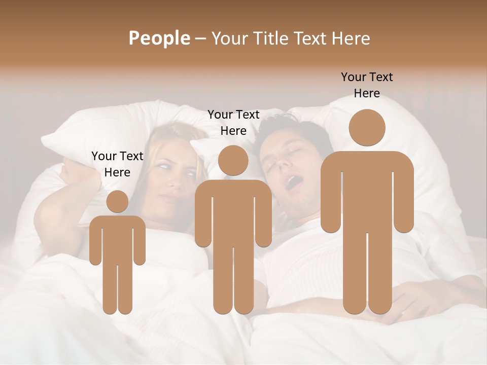 Muffle Frustration Marriage PowerPoint Template