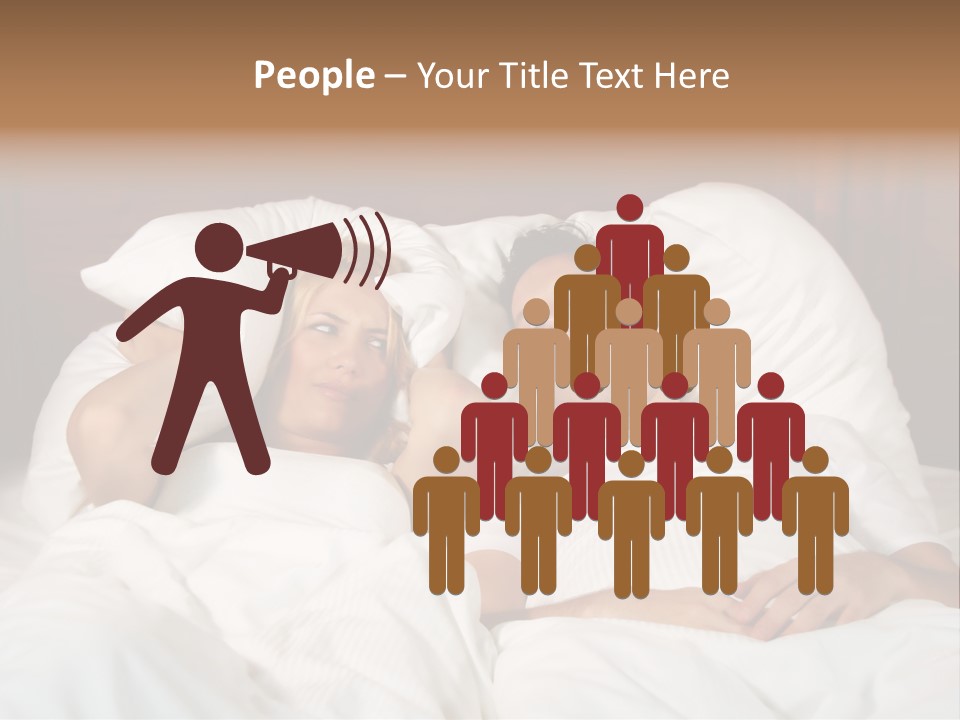 Muffle Frustration Marriage PowerPoint Template