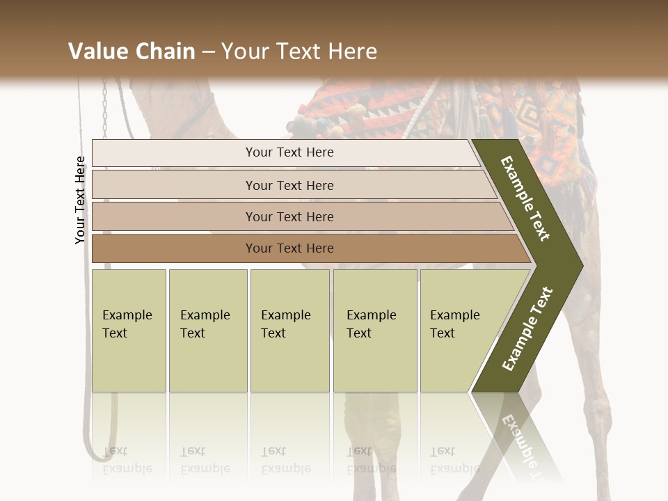 Africa Saddle Vacations PowerPoint Template