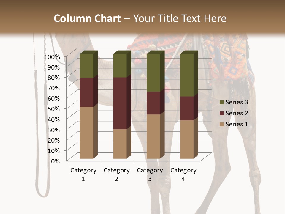 Africa Saddle Vacations PowerPoint Template