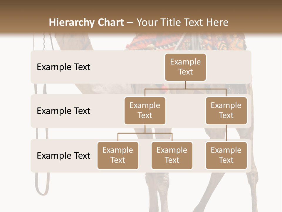 Africa Saddle Vacations PowerPoint Template