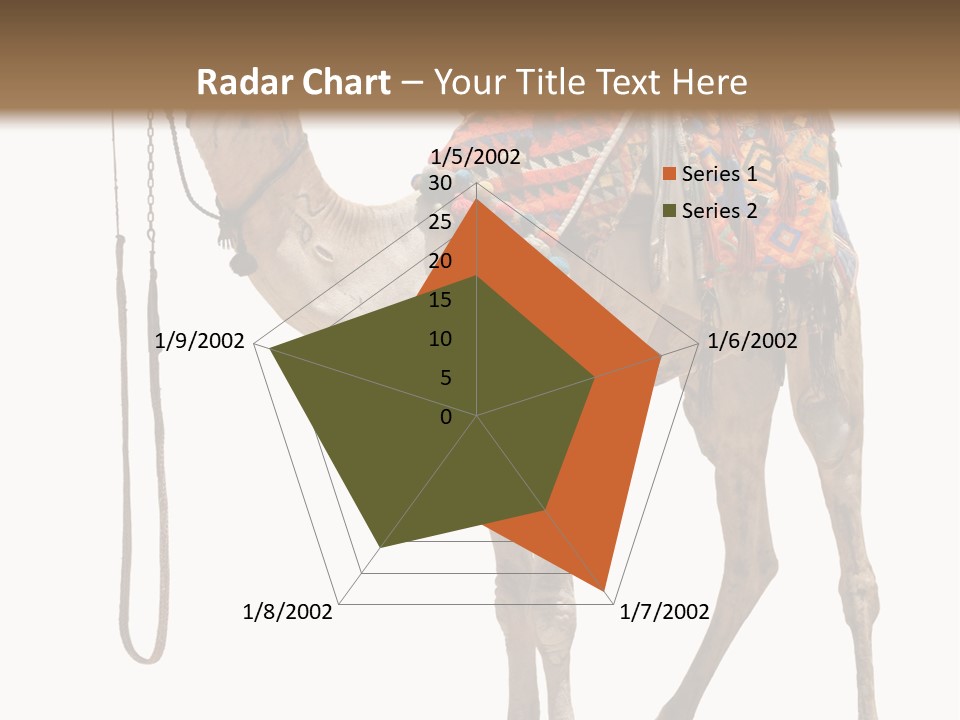 Africa Saddle Vacations PowerPoint Template