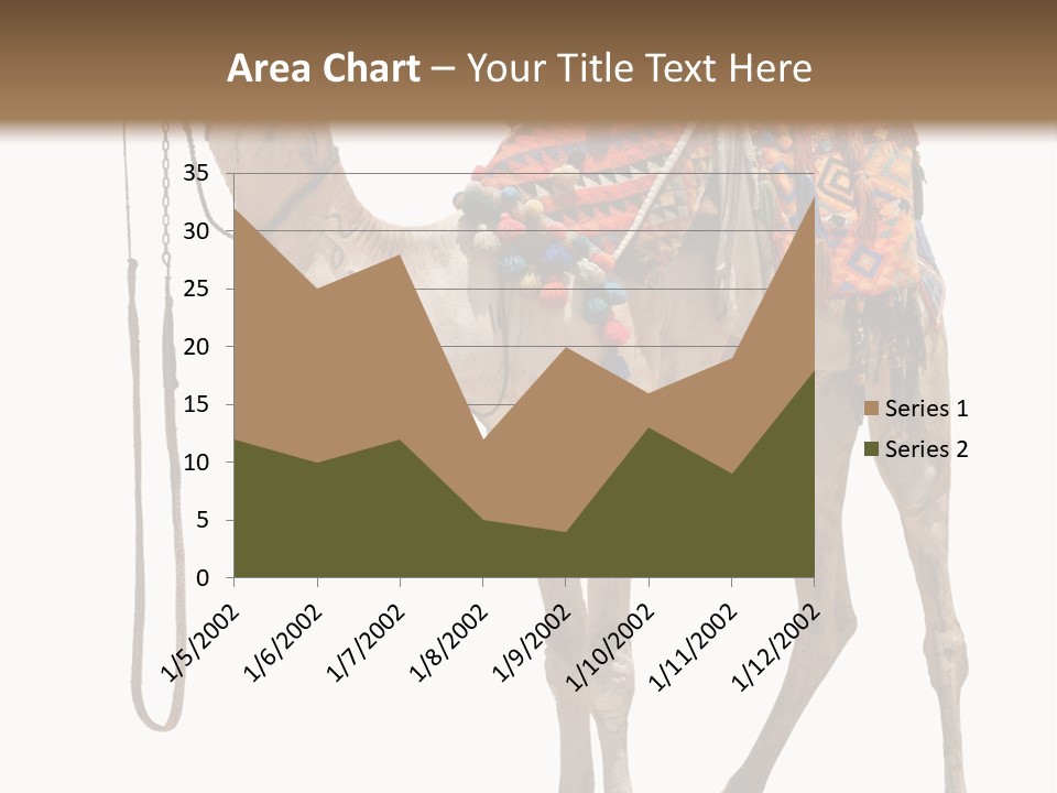 Africa Saddle Vacations PowerPoint Template