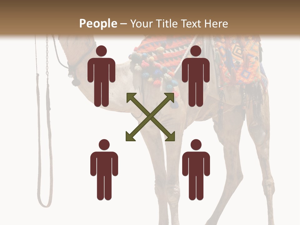 Africa Saddle Vacations PowerPoint Template