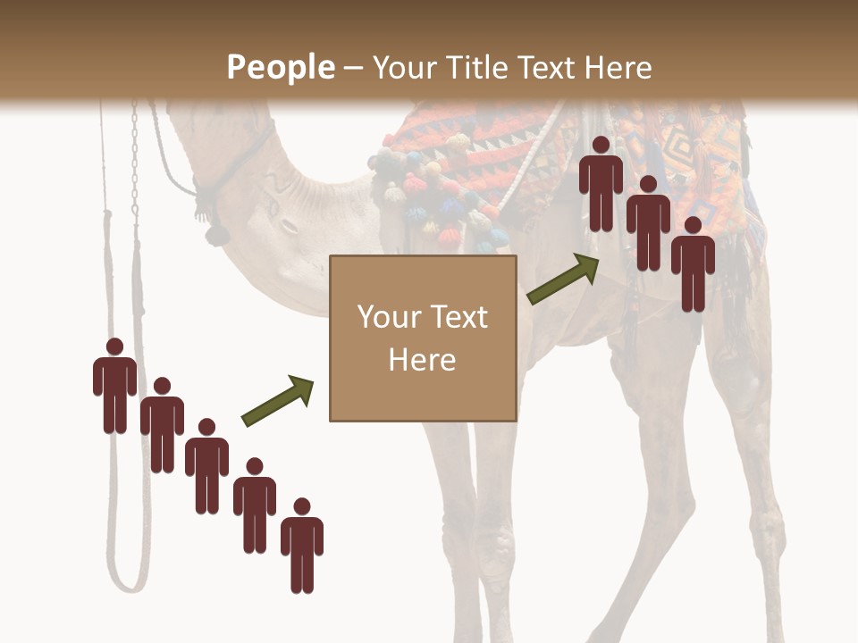 Africa Saddle Vacations PowerPoint Template