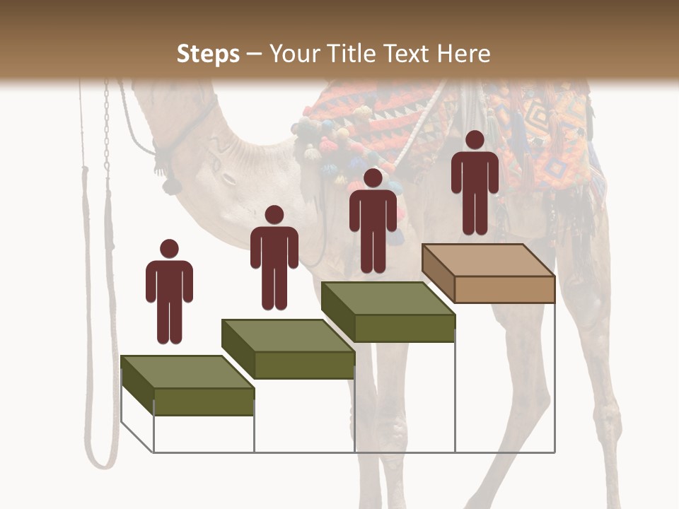 Africa Saddle Vacations PowerPoint Template