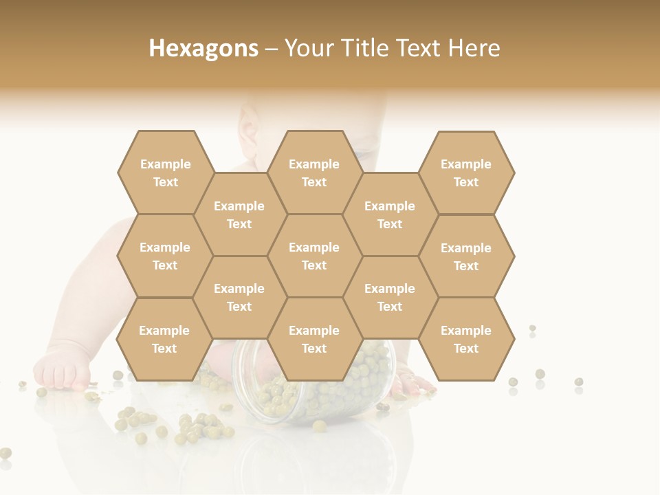 Boy Sitting Expression PowerPoint Template