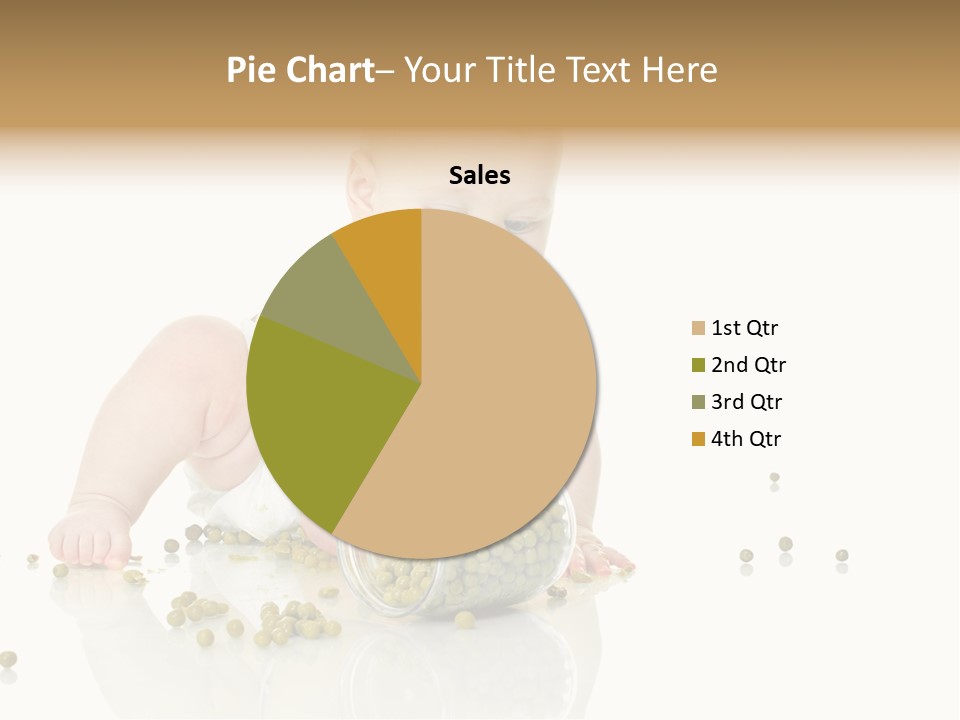 Boy Sitting Expression PowerPoint Template