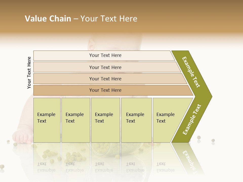 Boy Sitting Expression PowerPoint Template