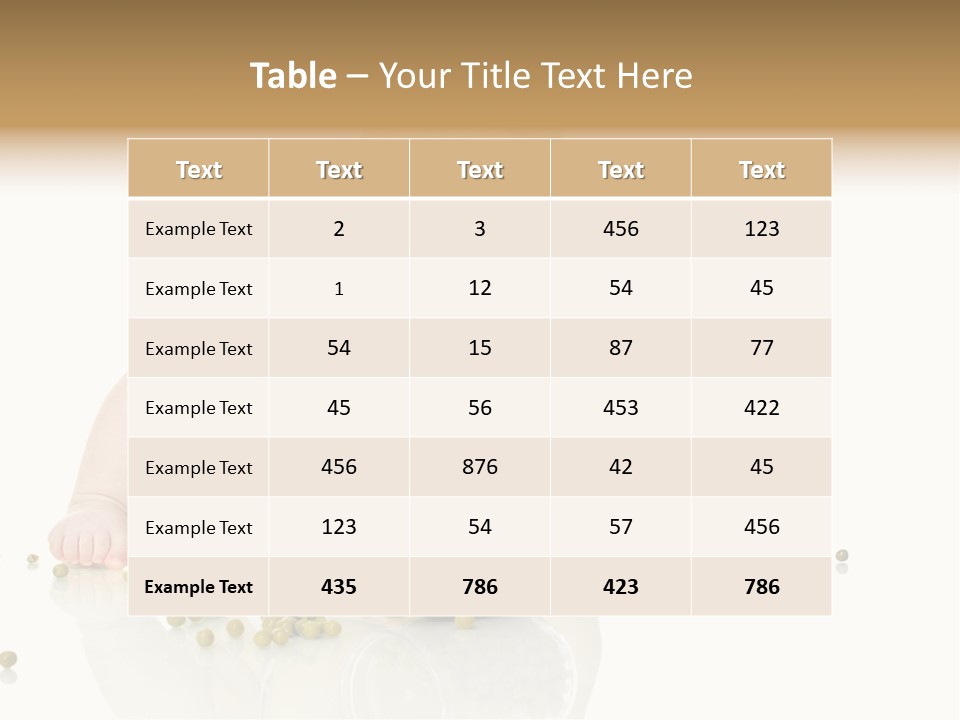 Boy Sitting Expression PowerPoint Template