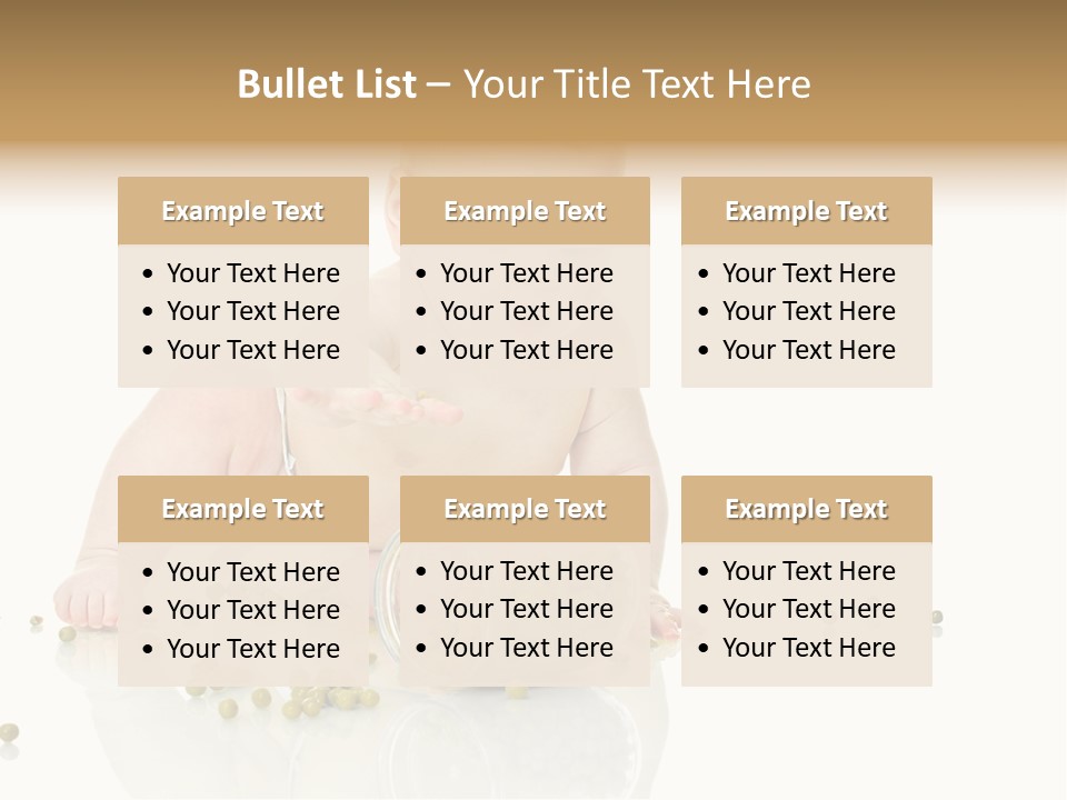 Boy Sitting Expression PowerPoint Template